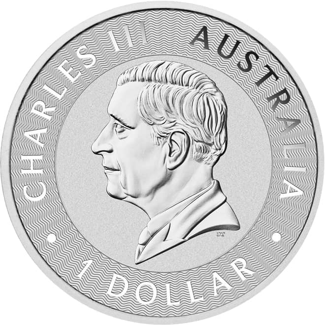 Moneda argint 1 oz Australian Kangaroo 2025