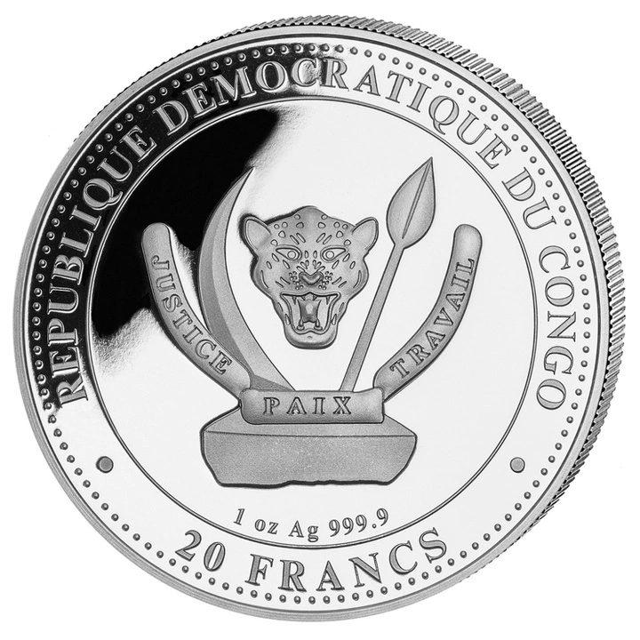 Moneda argint 1 oz Velociraptor 2025